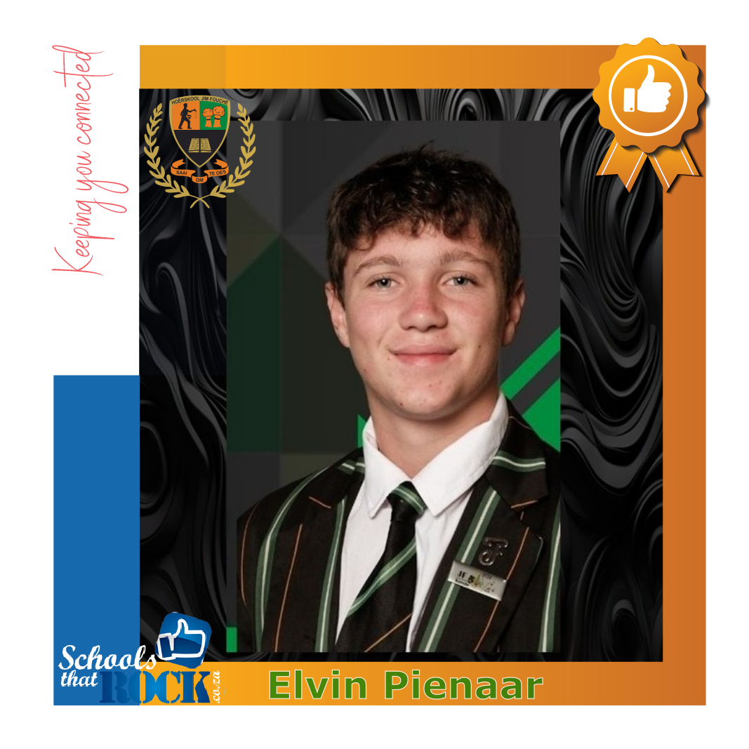 Karate - Hoërskool Jim Fouché se Elvin Pienaar skitter