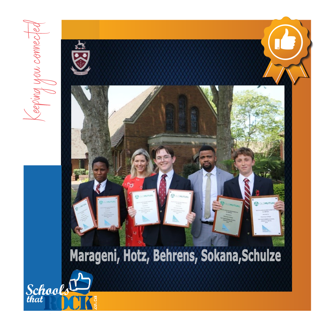 Maths Olympiad - Kearsney College's outstanding achievement