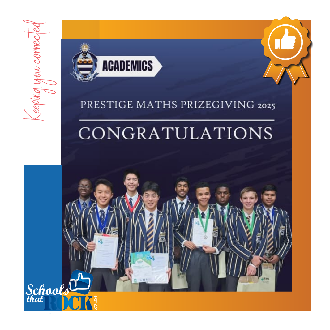 Prestige Maths Prizegiving 2025 - Grey College superior results