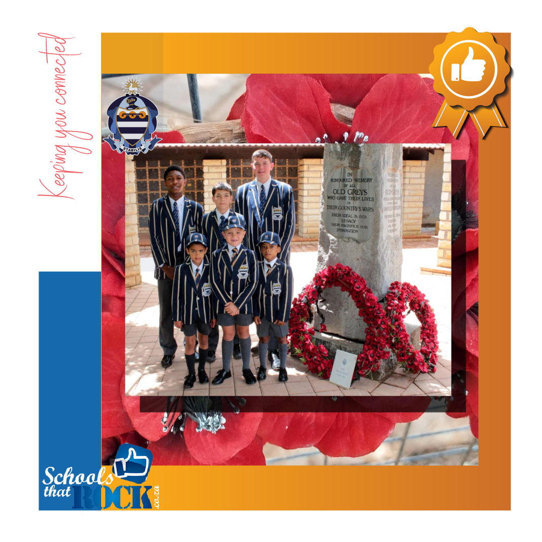 Remembrance Day - Grey College Primary took part