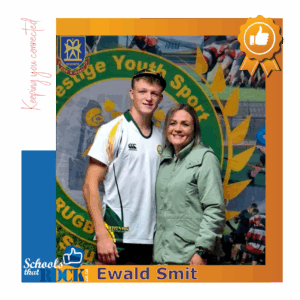 Rhinos Rugby – Hoërskool Hugenote trots op Ewald Smit
