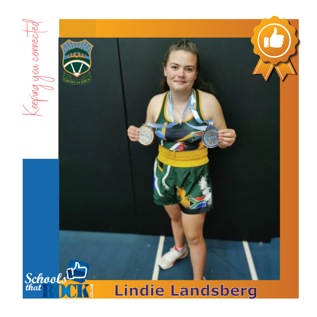 Skopboks - Die Hoërskool Wonderboom trots op Lindie Landsberg