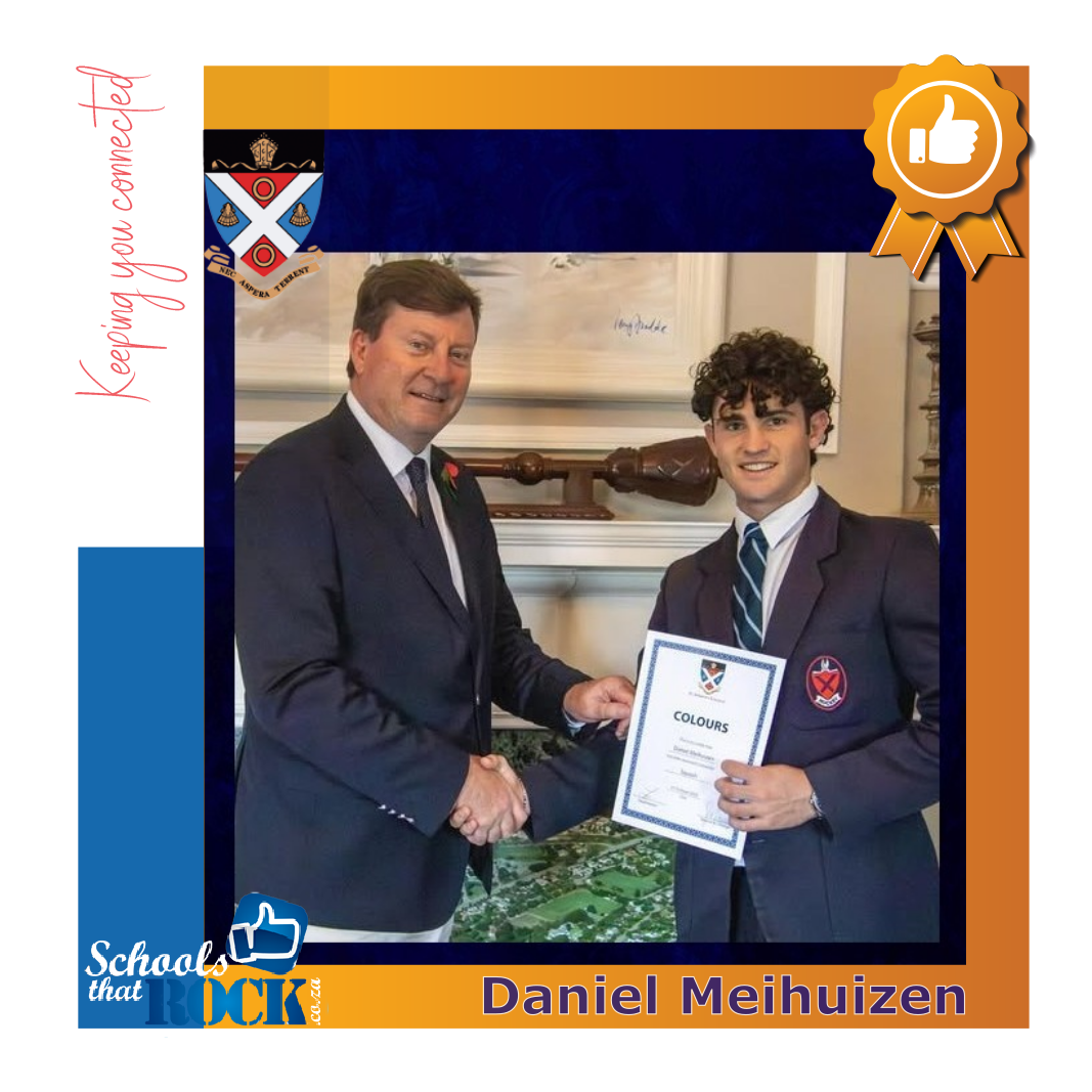 Squash Colours - St Andrew's College is proud of Daniel Meihuizen