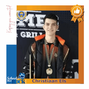 Vrystaat Potspel – Hoërskool Sentraal, Christiaan Els, in span