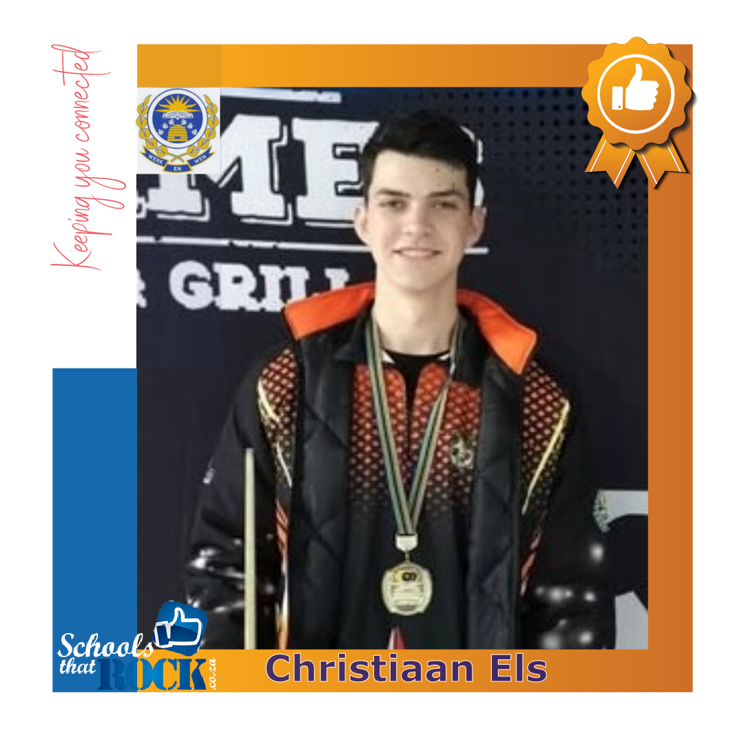 Vrystaat Potspel - Hoërskool Sentraal, Christiaan Els, in span