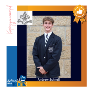Ellis Head of House – Hilton College, is proud of Andrew Schnell