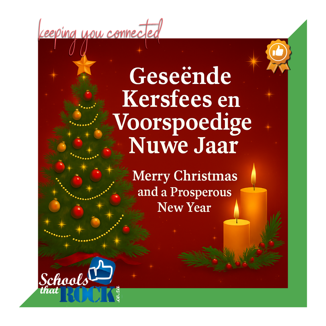 Geseënde Kersfees - Merry Christmas - Schools That Rock