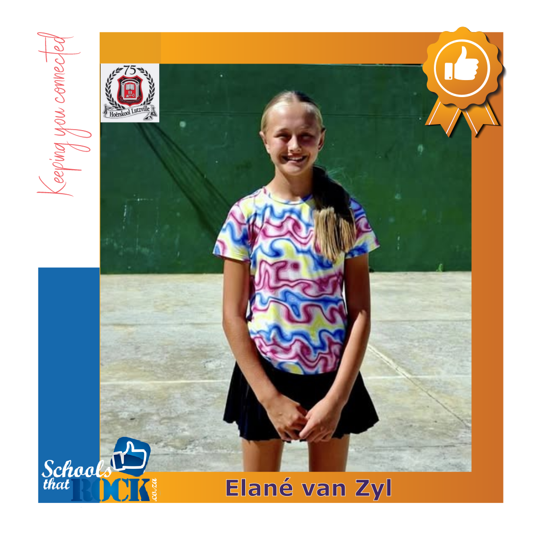O.13 Interprovinsiale Tennisproewe - Hoërskool Lutzville trots