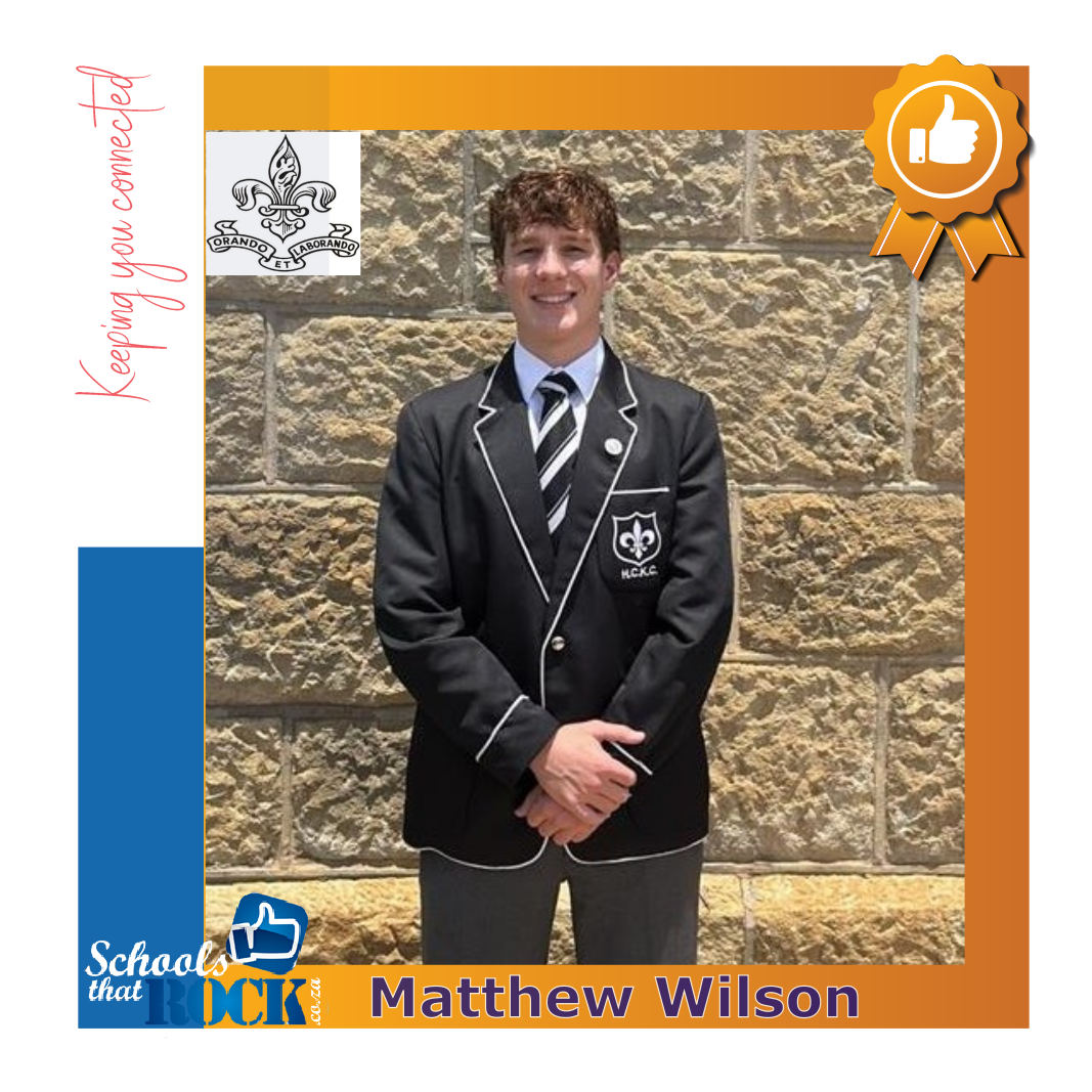 Head of Marketing 2026 - Hilton College is proud of Matthew