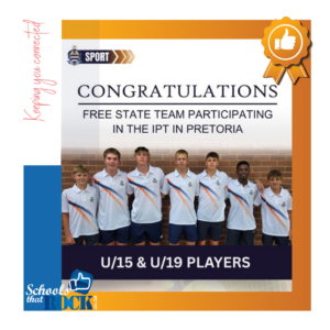 IPT in Pretoria – Grey College Players in Free State Team