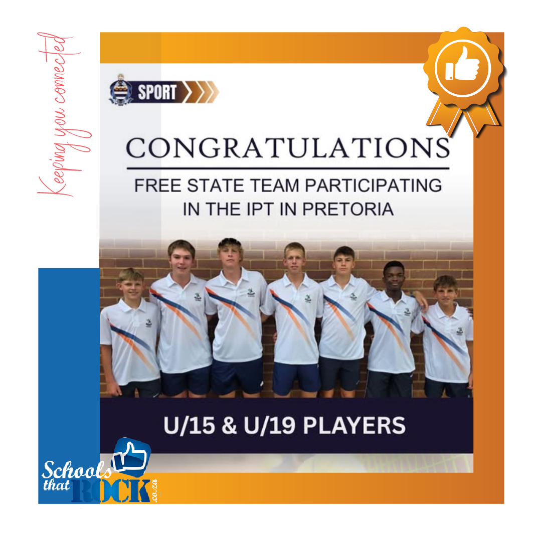 IPT in Pretoria – Grey College Players in Free State Team