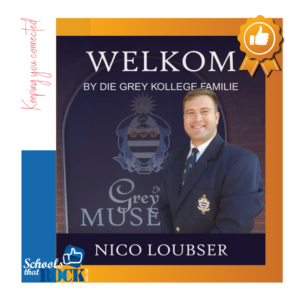 Nuwe personeel – Grey Kollege verwelkom Nico Loubser