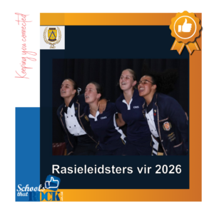 Rasieleidsters vir 2026 – Hoër Meisieskool Oranje