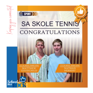 SA Schools Tennis teams – Grey College outstanding achievement