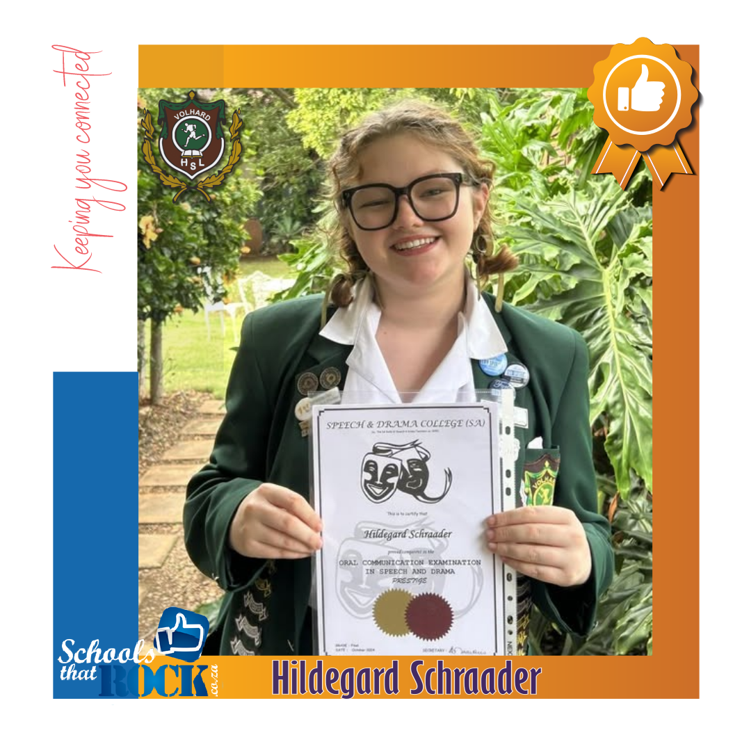 SA Speech and Drama - Hoërskool Linden trotse prestasie