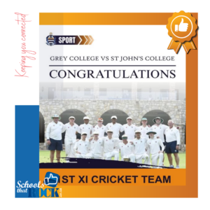 School Boys’ Cricket – Grey College shines in Johannesburg!