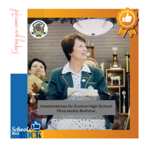Welcome Mrs Jackie – Eunice High School’s New Headmistress