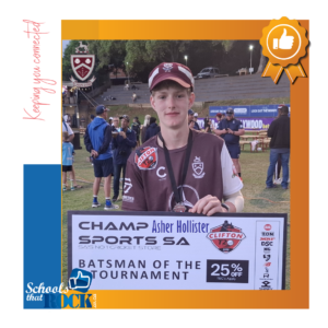 Clifton T20 Cricket Tournament – Kearsney College superior results