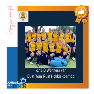 Dust your Rust-toernooi – Hoër Meisieskool Oranje se o.16B wen