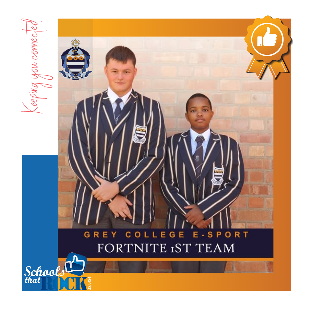 E-Sport - Grey College Fortnite 1st team excellent display