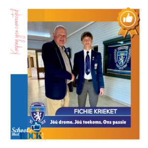 Fichie Krieket – Hoërskool Fichardtpark Kaptein vier sy 100ste
