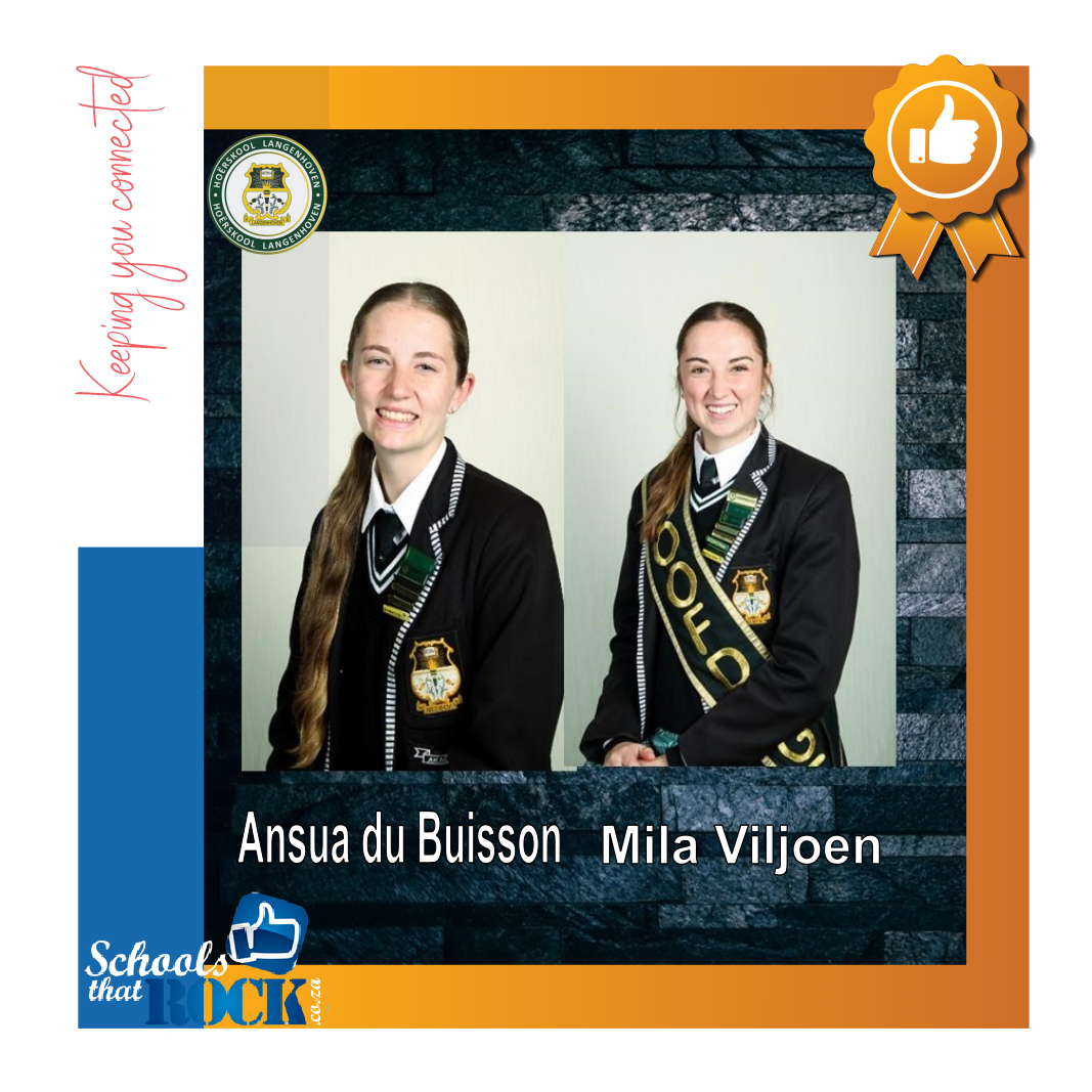NSS-Distrikstoekennings - Hoërskool Langenhoven
