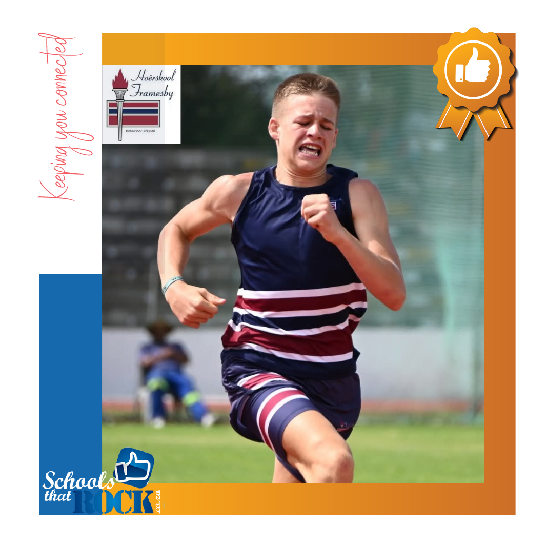 PE Hoërskole-atletiekbyeenkoms - Hoërskool Framesby blink uit
