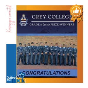 Prize winners 2025 – Grey College, excellent performance