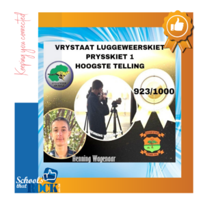 Vrystaat Luggeweerskiet – Hoërskool Hoopstad blink uit