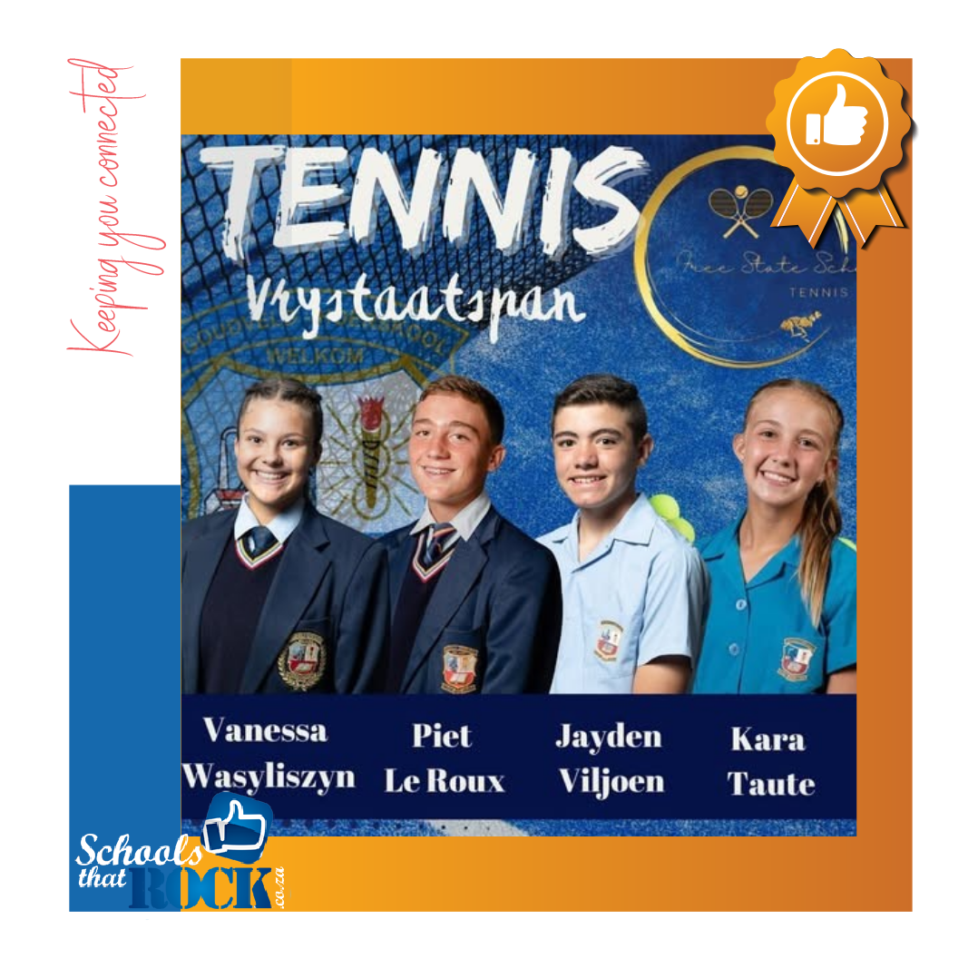 Vrystaat-tennisproewe - Hoërskool Goudveld spelers skitter