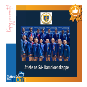 Atlete na SA-Kampioenskappe – Hoërskool Witteberg