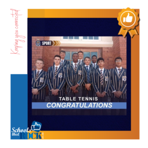 Caleb Motshabi Table Tennis – Grey College superior results