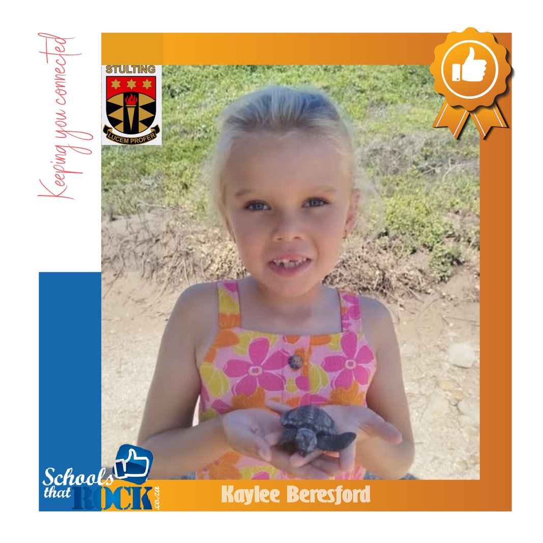 Caring for our environment - Stulting Primary proud of Kaylee