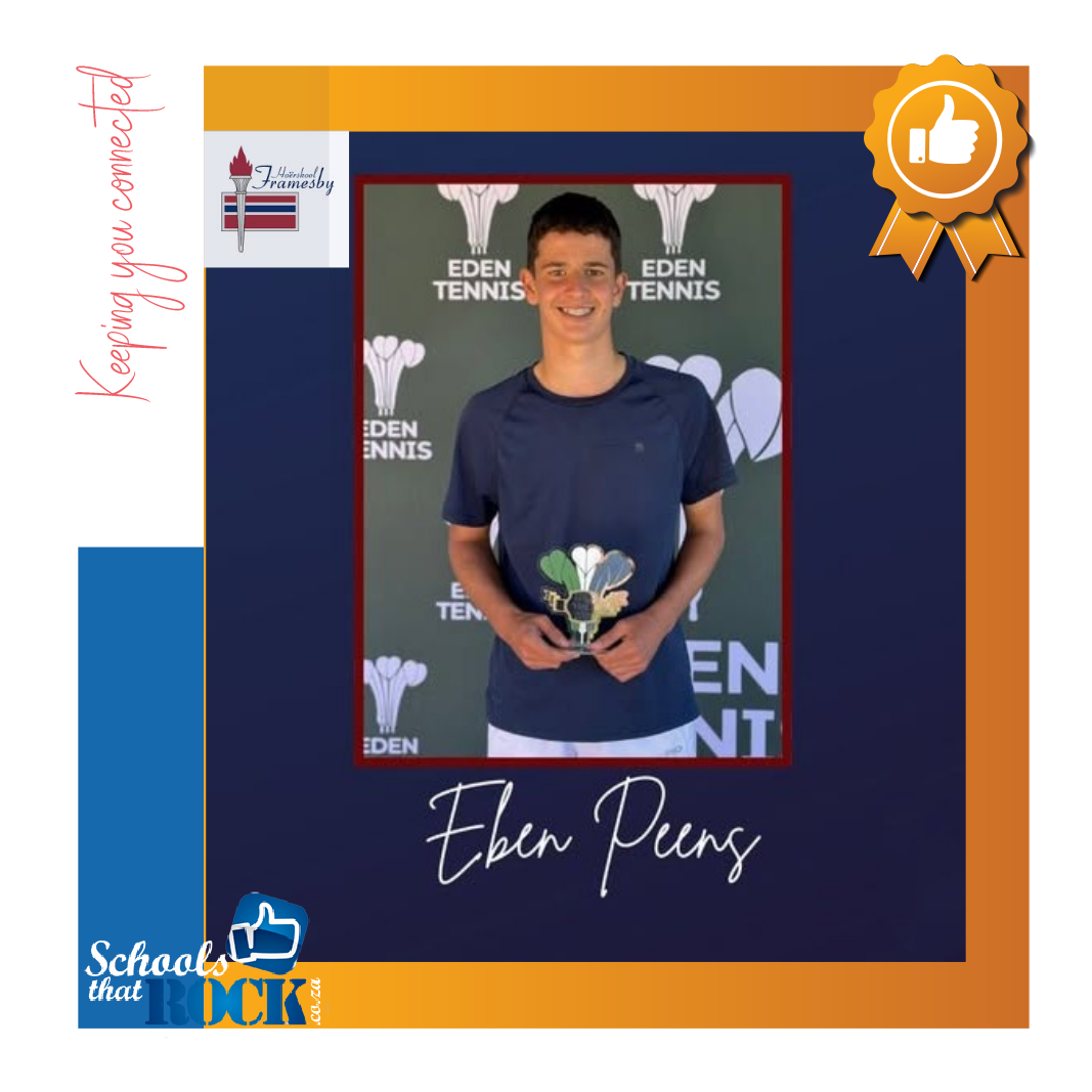 Eden Mini 2 Tennistoernooi - Hoërskool Framesby uiters trots