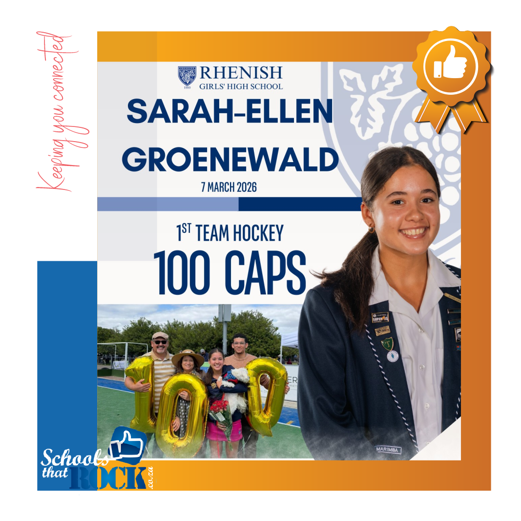 Hockey 100 Cap Milestone - Rhenish Girls' High School