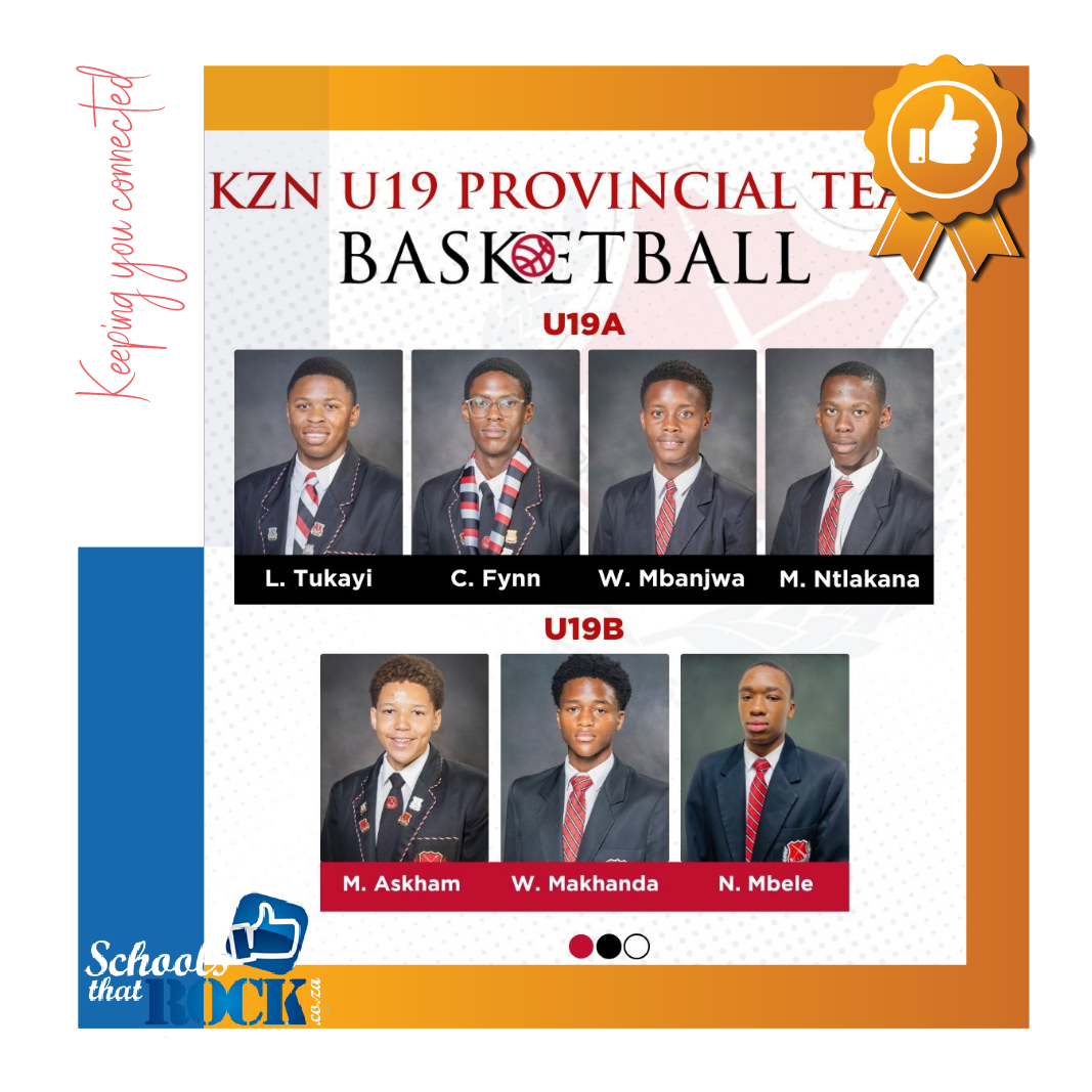 KZN U19 Basketball teams - Maritzburg College number one
