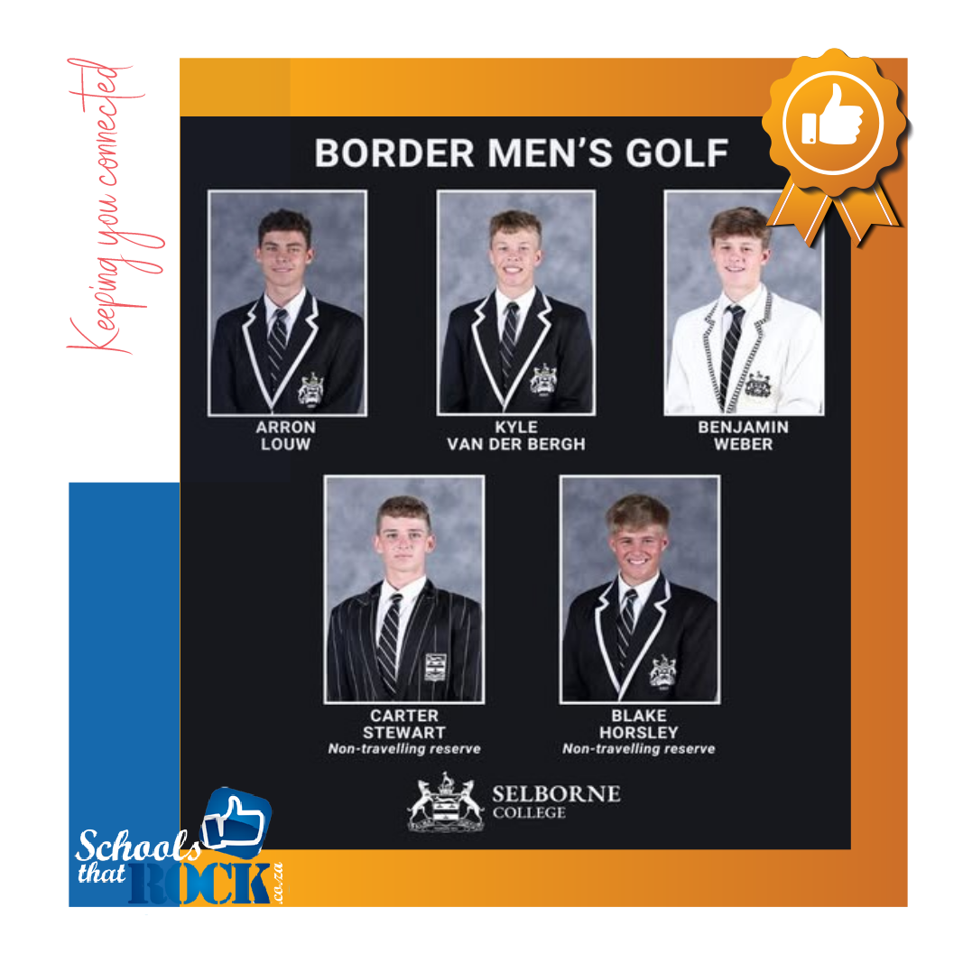 Men's Interprovincial Golf - Selborne College is proud to attend