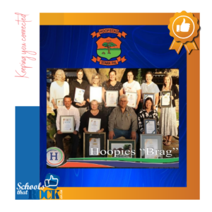 “Well Done”-funksie – Hoërskool Hoopstad personeel skitter