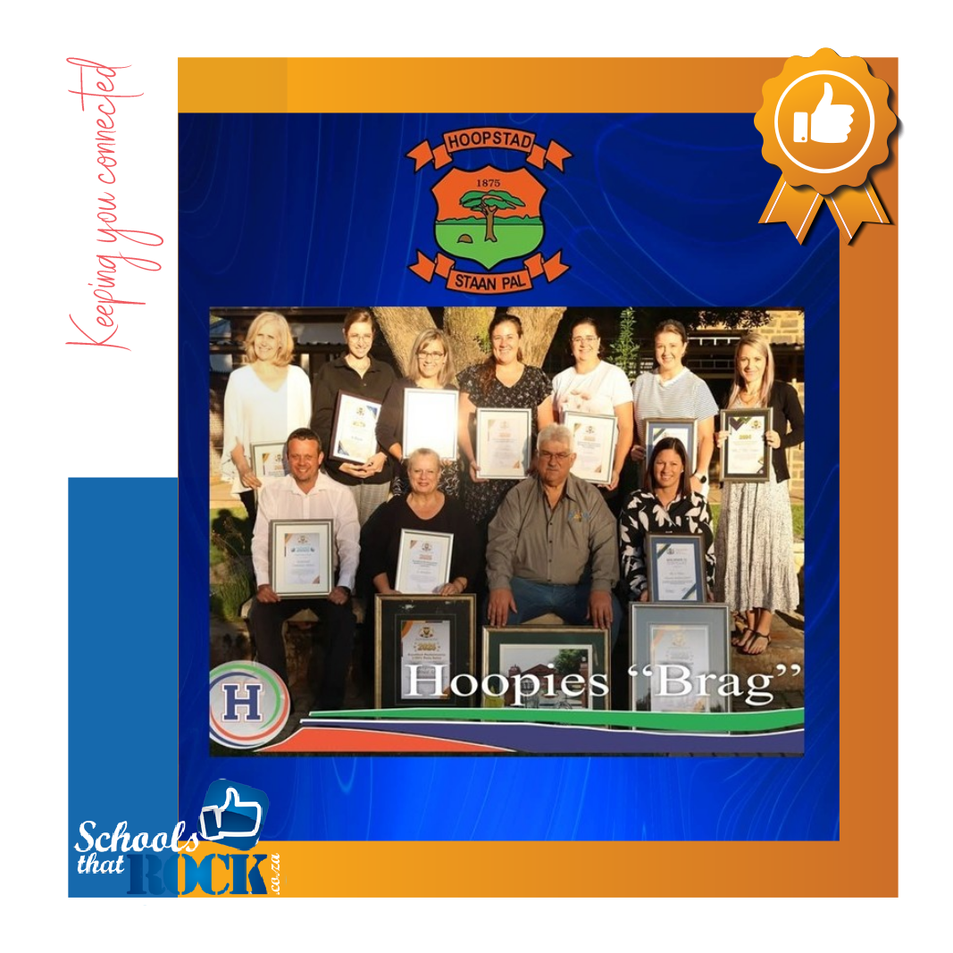 “Well Done”-funksie - Hoërskool Hoopstad personeel skitter
