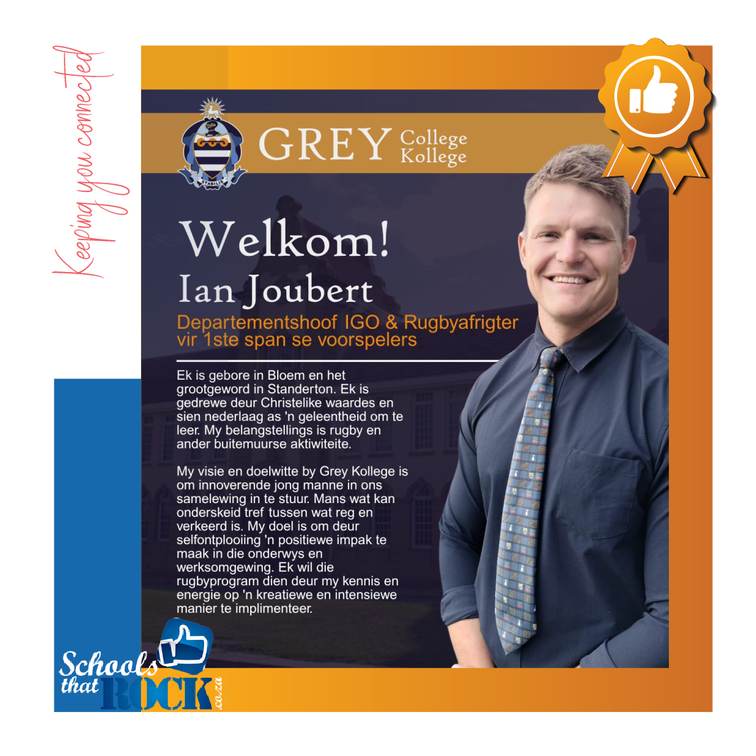 Nuwe personeel - Grey Kollege verwelkom 5 personeellede