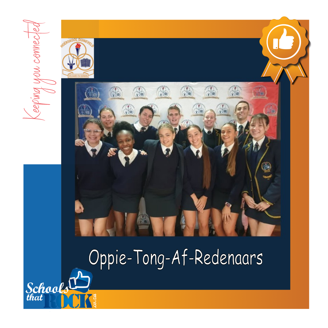Oppie-Tong-Af-Redenaars - Hoërskool Duineveld