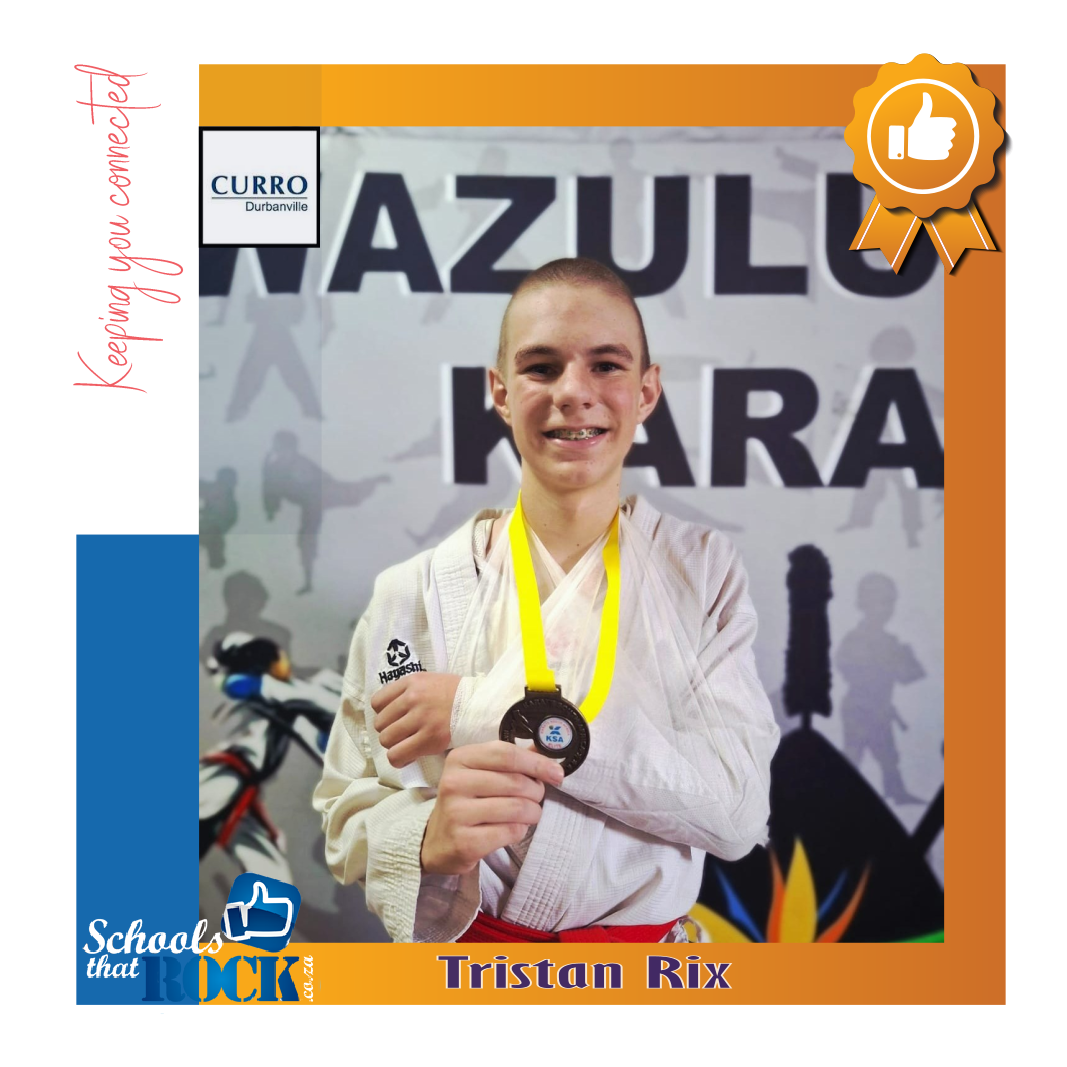 Outstanding karate news - Curro Durbanville is beaming with pride