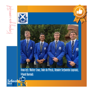 Schoolboy Tennis – St Andrew’s School, Bloemfontein, outstanding