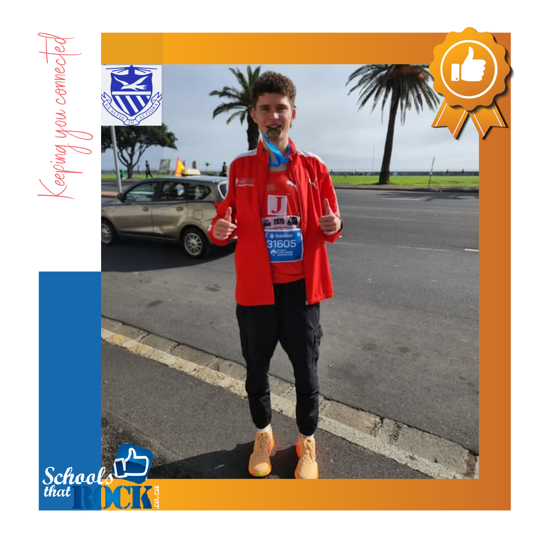 Cape Town Marathon - Hoërskool Punt trots op Dian Barkhuizen