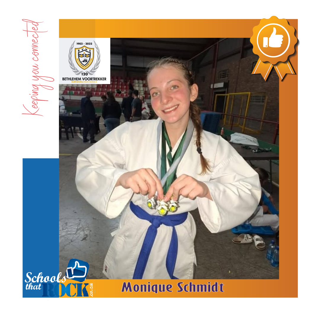 JKS Karate SA Kampioenskappe - BVHS trots op Monique