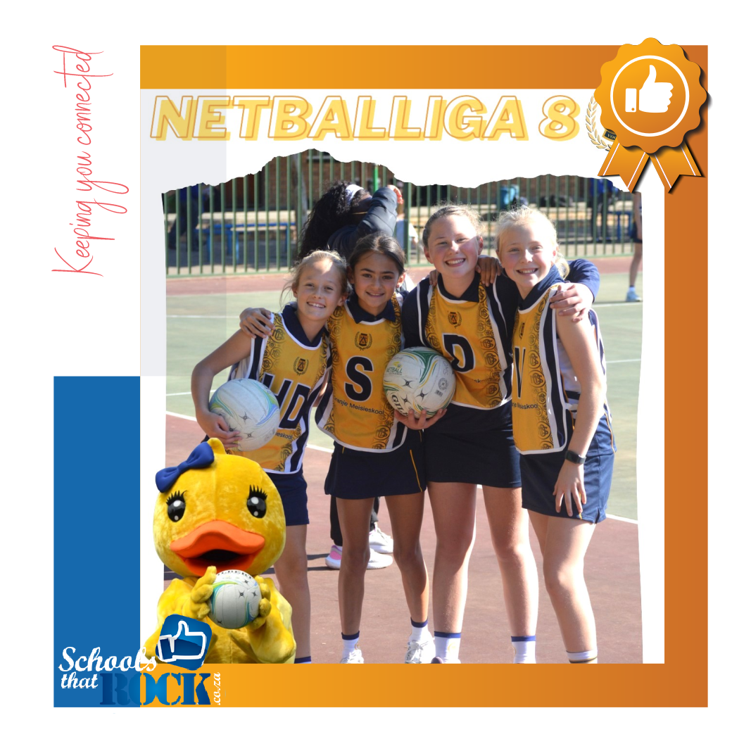 Netbal A-liga 8 spanne - Primêre Meisieskool Oranje