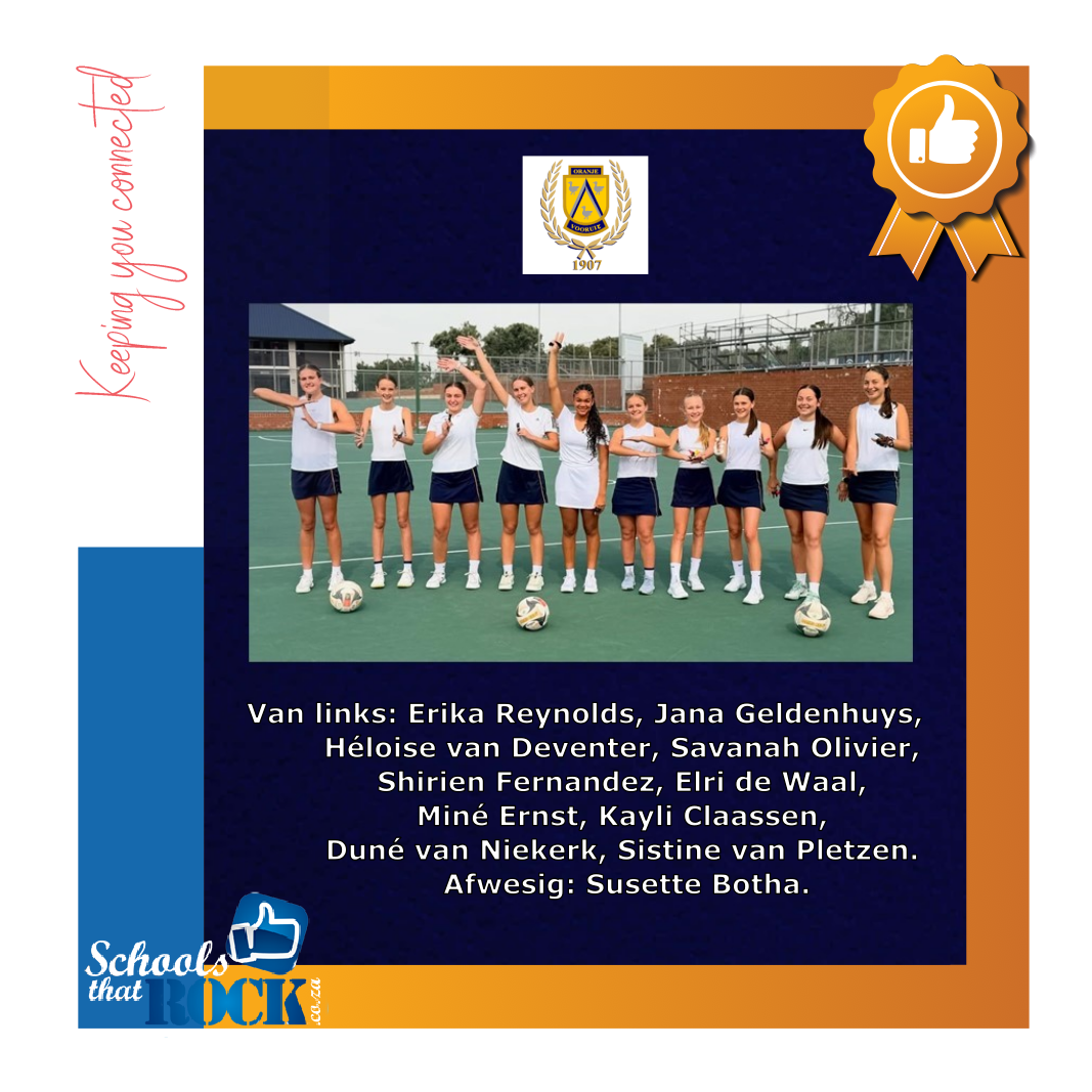 Netbalskeidsregters - Hoër Meisieskool Oranje blaas die fluitjie