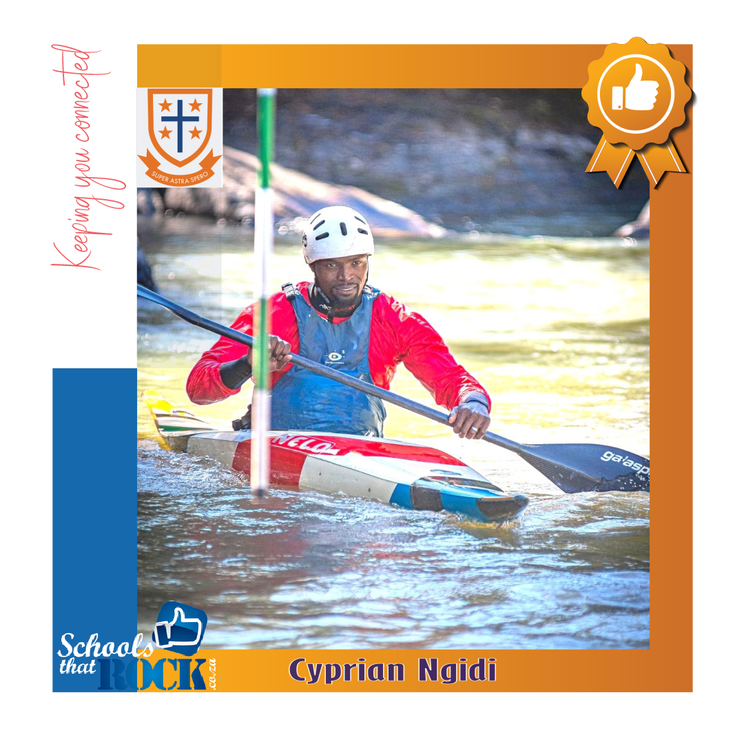 Olympic paddler Cyprian Ngidi - Treverton College slalom paddling