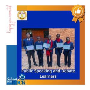 Public Speaking and Debate – Bergsig Academy learners shine