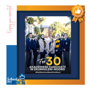 Top 30 Akademiese Kandidate – Hoërskool Kemptonpark
